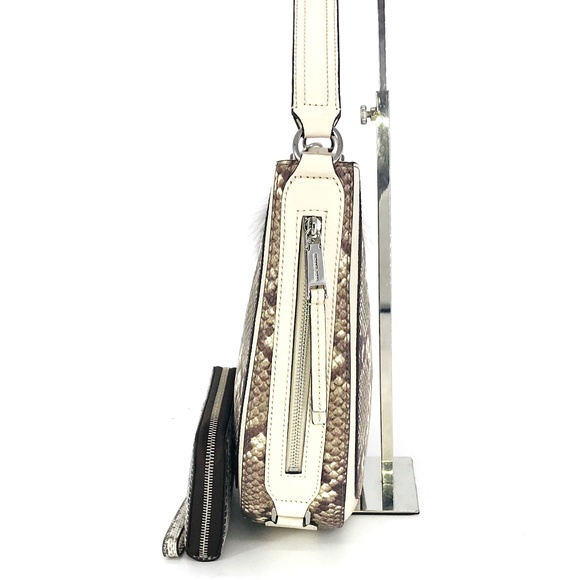 3PCS Michael Kors Python Convertible Bag Wallet - Picture 3 of 8